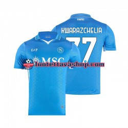 Miehet Napoli Khvicha Kvaratskhelia 77 2024-2025 Lyhythihainen Fanipaita ,Koti