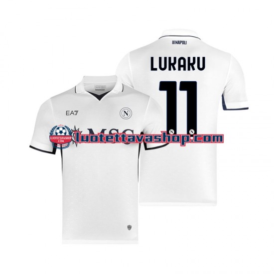 Miehet Napoli Lukaku 11 2024-2025 Lyhythihainen Fanipaita ,Vieras