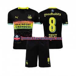 Lapset PSV Eindhoven Sergino Dest 8 2024-2025 Lyhythihainen Fanipaita ,Vieras