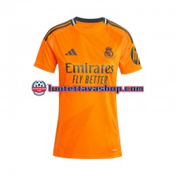 Naiset Real Madrid 2024-2025 Lyhythihainen Fanipaita ,Vieras