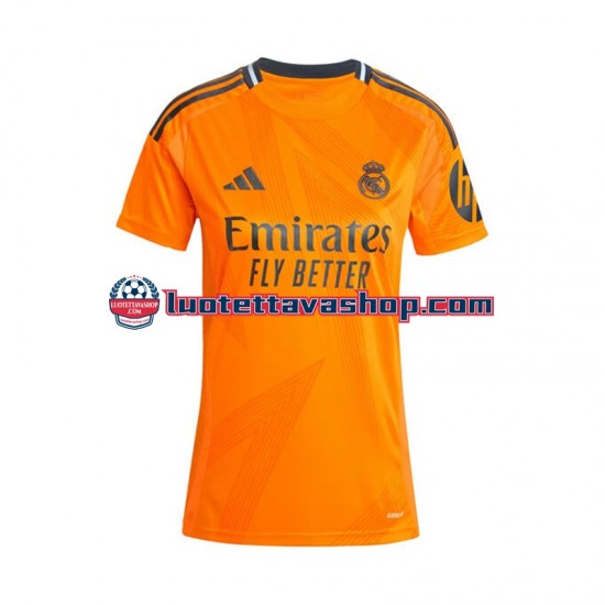 Naiset Real Madrid 2024-2025 Lyhythihainen Fanipaita ,Vieras