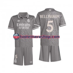 Lapset Real Madrid Bellingham 5 2024-2025 Lyhythihainen Fanipaita ,Kolmas
