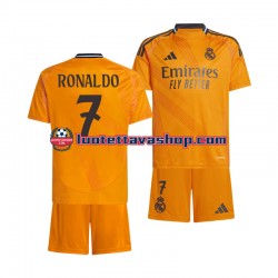 Lapset Real Madrid Cristiano Ronaldo 7 2024-2025 Lyhythihainen Fanipaita ,Vieras