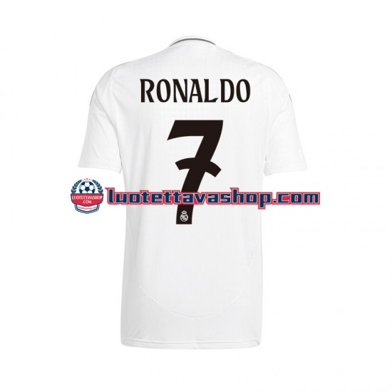 Miehet Real Madrid Cristiano Ronaldo 7 2024-2025 Lyhythihainen Fanipaita ,Koti