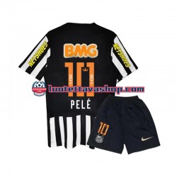 Lapset Santos PELE 10 Retro 2011-2012 Lyhythihainen Fanipaita ,Vieras