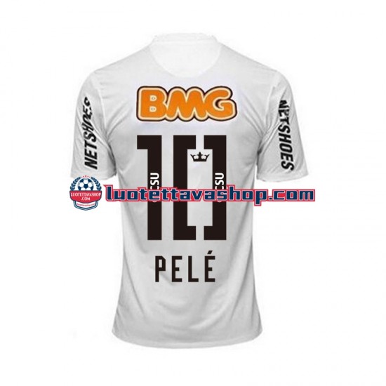 Miehet Santos PELE 10 Retro 2011-2012 Lyhythihainen Fanipaita ,Koti