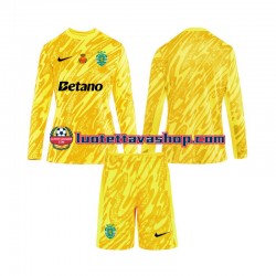 Lapset Sporting CP Maalivahdin 2024-2025 Pitkähihainen Fanipaita ,Kolmas