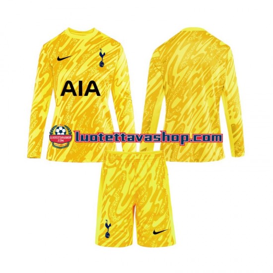 Lapset Tottenham Hotspur Maalivahdin 2024-2025 Pitkähihainen Fanipaita ,Koti