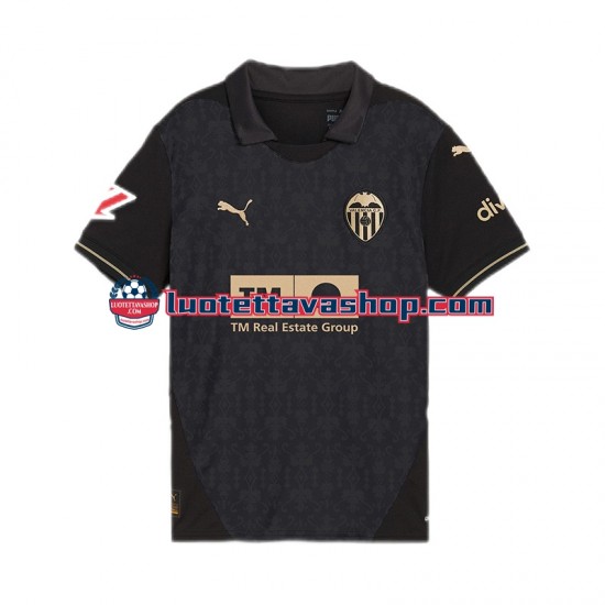 Miehet Valencia 2024-2025 Lyhythihainen Fanipaita ,Vieras