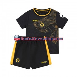 Lapset Wolverhampton Wanderers 2024-2025 Lyhythihainen Fanipaita ,Vieras